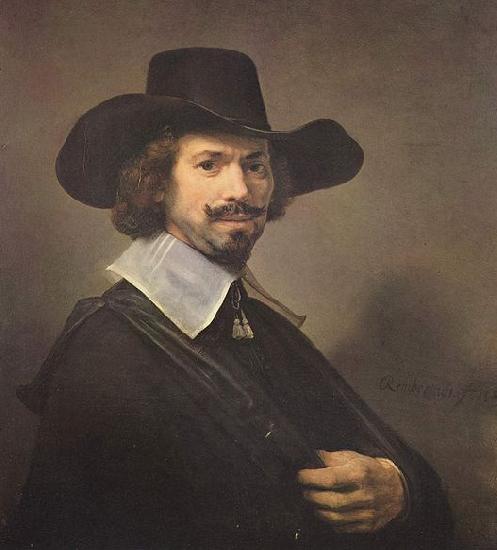REMBRANDT Harmenszoon van Rijn Portrat des Malers Hendrick Martensz. Sorgh oil painting image
